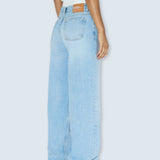 Hill Low Jeans PETITE - Stream Light Fade