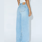 Hill Low Jeans PETITE - Stream Light Fade