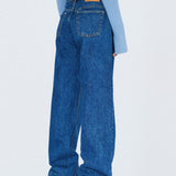 Hill Low Relaxed Jeans - Haze Mid Retro Crease