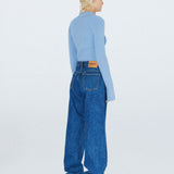 Hill Low Relaxed Jeans - Haze Mid Retro Crease