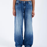 Hill Low Relaxed Jeans - Stream Mid Fade