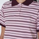 Jade Polo - Pink Stripe