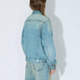 Joey Trucker Jacket - Stream Sky Aged