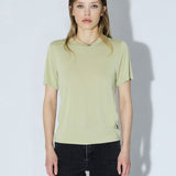 Lyra Top - Lt Green Mono