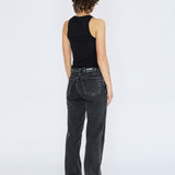 Mella Top - Black Mono