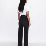Moxy High Straight Jeans - Black Mist