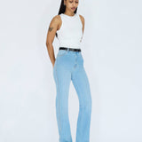 Moxy High Straight Jeans - Cape Pale Shade