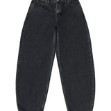 Nanci Barrel Jeans PETITE - Aged Black