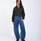 Nanci Barrel Jeans - Stream Mid Retro