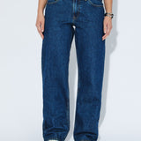 Nika Mid Straight Jeans - Stream Dark Retro Vintage
