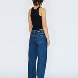 Nika Mid Straight Jeans - Stream Dark Retro Vintage