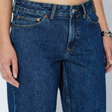 Nika Mid Straight Jeans - Stream Dark Retro Vintage