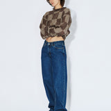 Nika Mid Straight Jeans - Stream Dark Retro Vintage