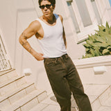 Omar Baggy Jeans - Jet Brown