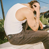 Omar Baggy Jeans - Jet Brown