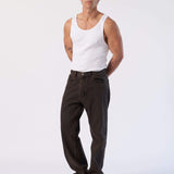 Omar Baggy Jeans - Jet Brown