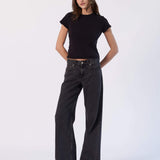 Rhue Wide Jeans - Retro Black