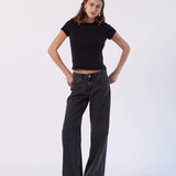 Rhue Wide Jeans - Retro Black