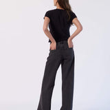 Rhue Wide Jeans - Retro Black