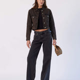 Rhue Wide Jeans - Retro Black