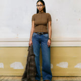 Rhue Wide Jeans TALL - Stream Mid Used