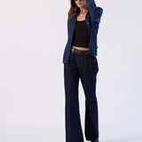 Rhue Wide Jeans - Stream Rinse