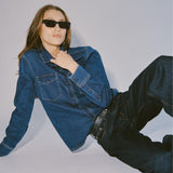 Sukie Denim Shirt - Dark Retro