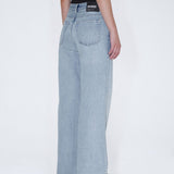 Rhue Low Wide Jeans - Drift Pale Used