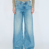 Rhue Low Wide Jeans TALL - Drift Sky Used
