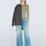 Rhue Low Wide Jeans TALL - Drift Sky Used