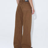 Rhue Low Wide Jeans TALL - Washed Teak