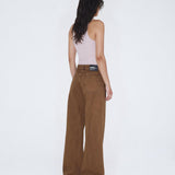 Rhue Low Wide Jeans TALL - Washed Teak