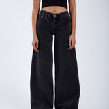 Rhue Wide Jeans - Retro Black
