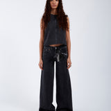 Rhue Wide Jeans TALL - Retro Black
