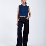 Rhue Wide Jeans TALL - Stream Rinse