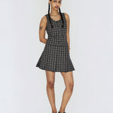Sone Skirt - Black Summer Check