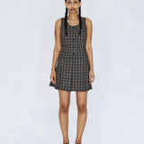 Sone Skirt - Black Summer Check