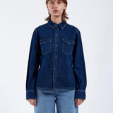 Sukie Denim Shirt - Dark Retro