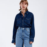 Sukie Denim Shirt - Dark Retro