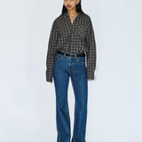 Wes Shirt - Black Summer Check