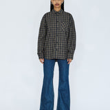 Wes Shirt - Black Summer Check