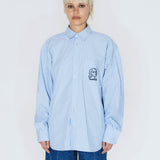 Wes Shirt - Lt Blue Stripe Draw