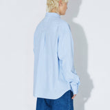 Wes Shirt - Lt Blue Stripe Draw