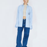 Wes Shirt - Lt Blue Stripe Draw
