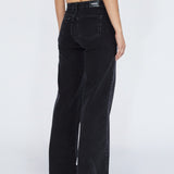 Zila Mid Wide Jeans - Black Mist