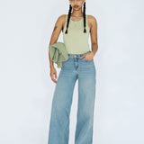 Zila Mid Wide Jeans - Cape Light Vintage