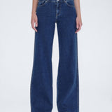 Zila Mid Wide Jeans - Vale Mid Plain