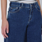 Zila Mid Wide Jeans - Vale Mid Plain