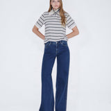 Zila Mid Wide Jeans - Vale Mid Plain