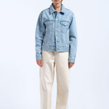 Joey Trucker Jacket - Stream Light Retro